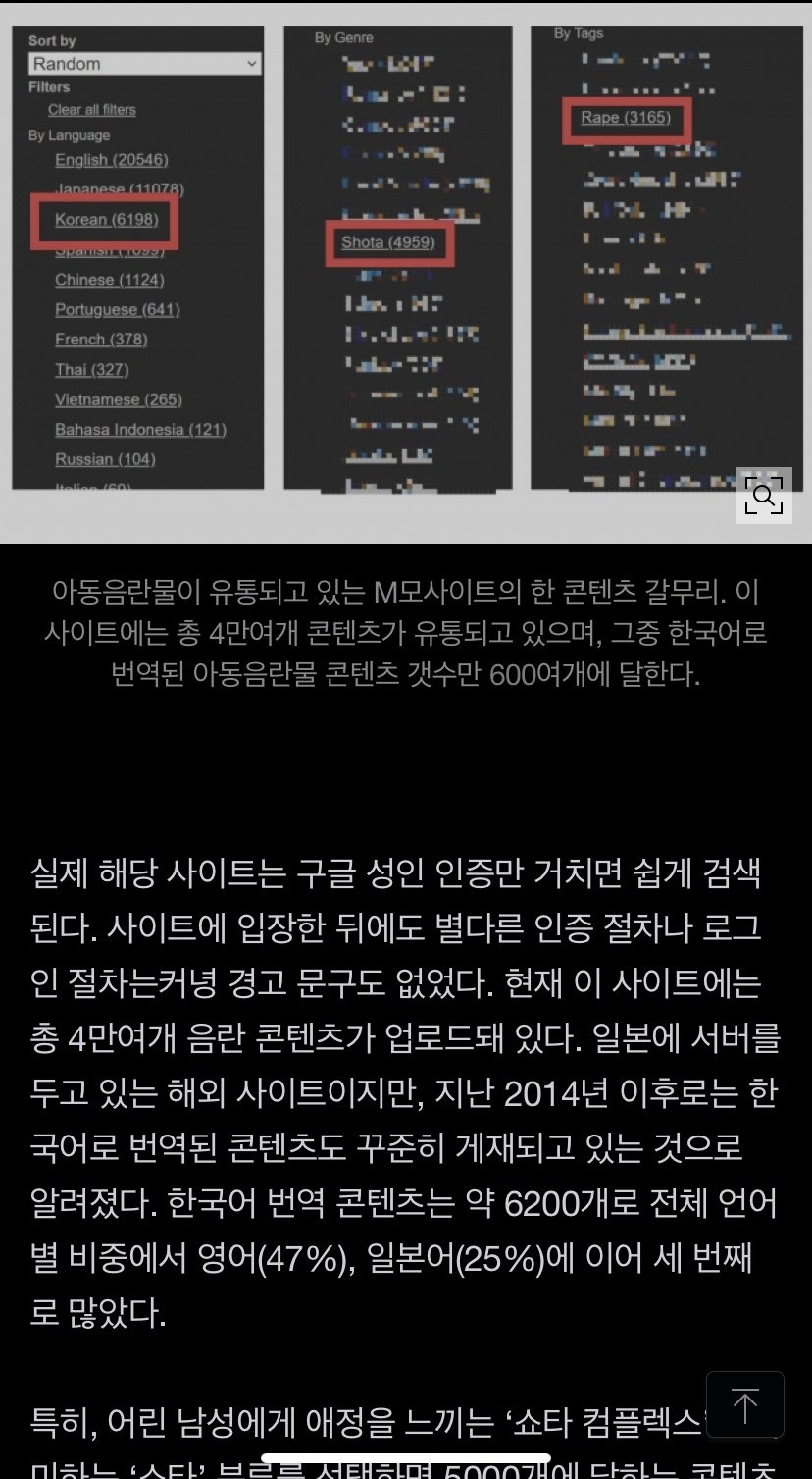 여성들이 보는 음란 사이트는 규제대상 제외