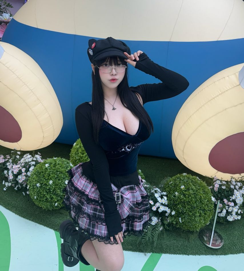 롯데월드 놀러간 송하나