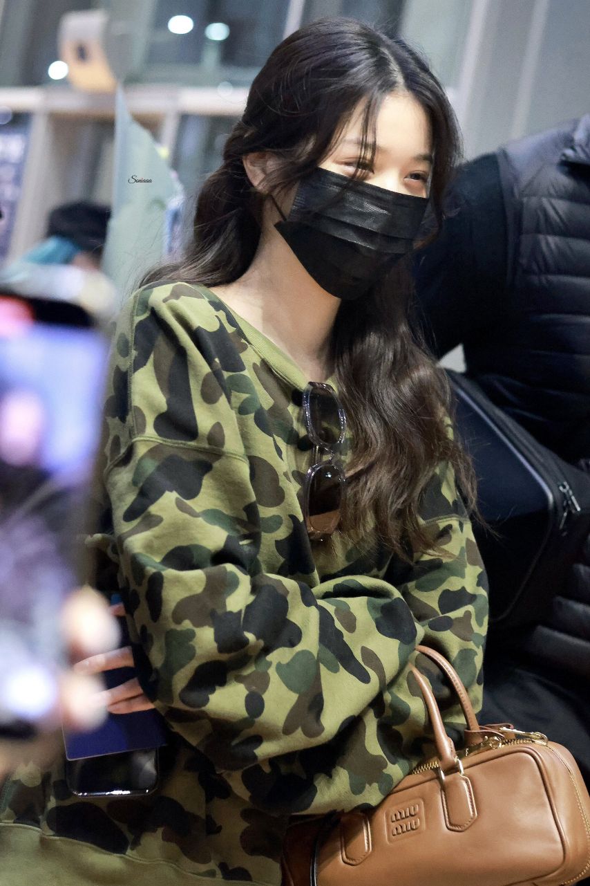 [아이브] 파리의 연인 카모패턴 밀리터리  장원영