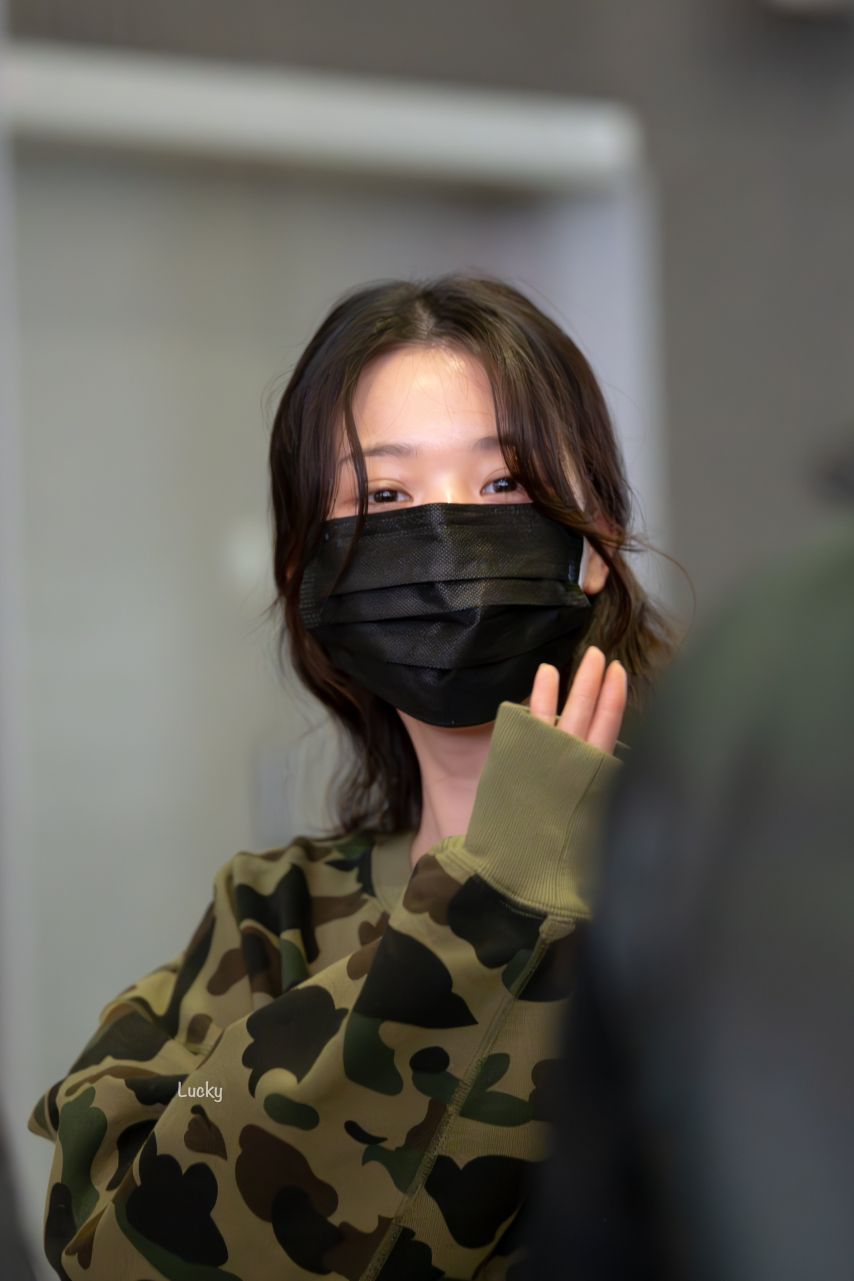 [아이브] 파리의 연인 카모패턴 밀리터리  장원영