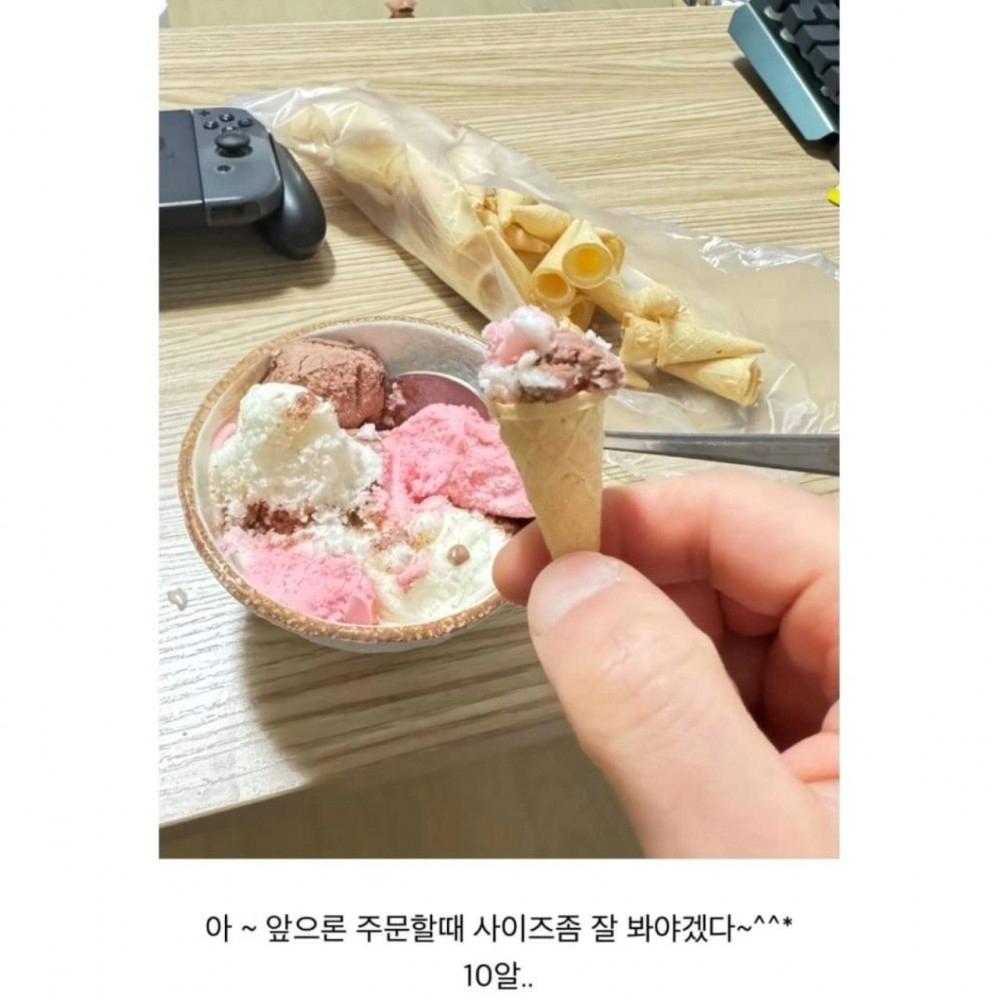 쿠팡으로 아이스크림 산 후기 ㅅㅂ