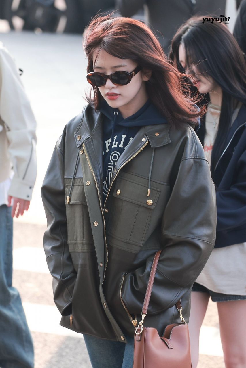 250320 상하이로 출국하는 아이브 안유진