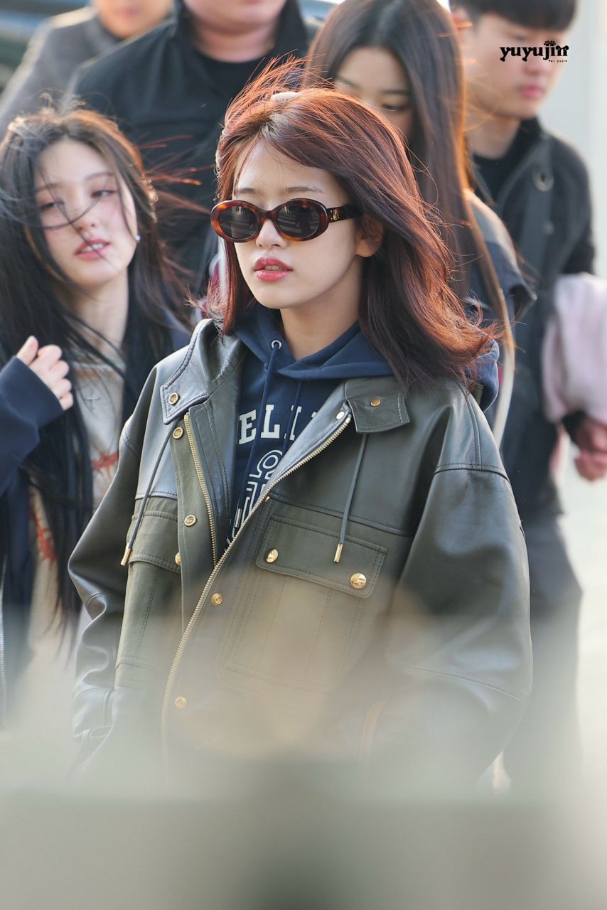 250320 상하이로 출국하는 아이브 안유진