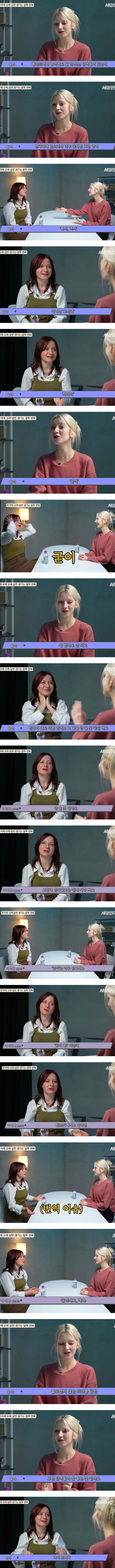 한국오래산 외국인들이 고마워 하는 단어