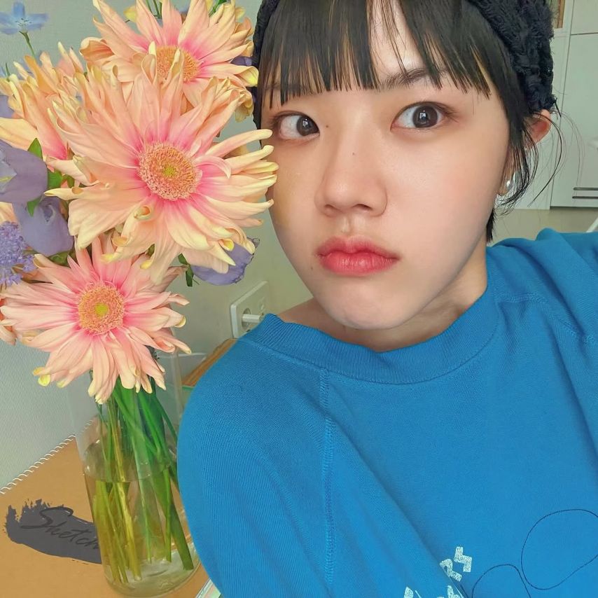김향기 ig 저 세상 필터 so spring! 지혜를 주시오!