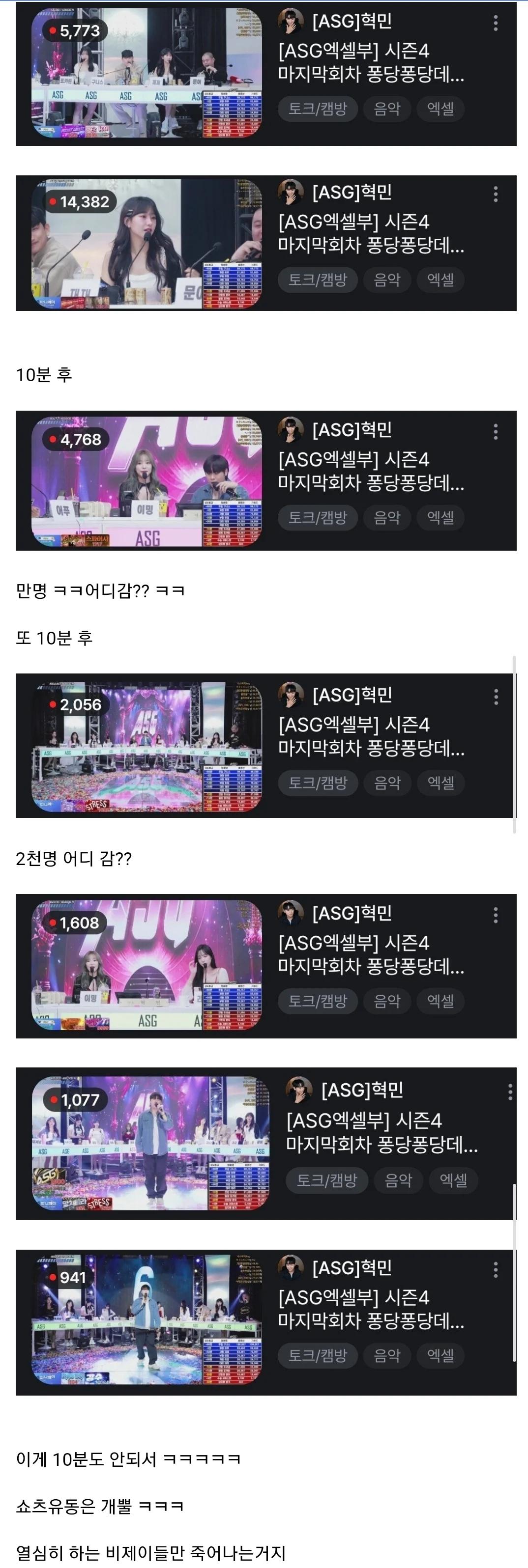 뷰봇게이트 터진 아프리카