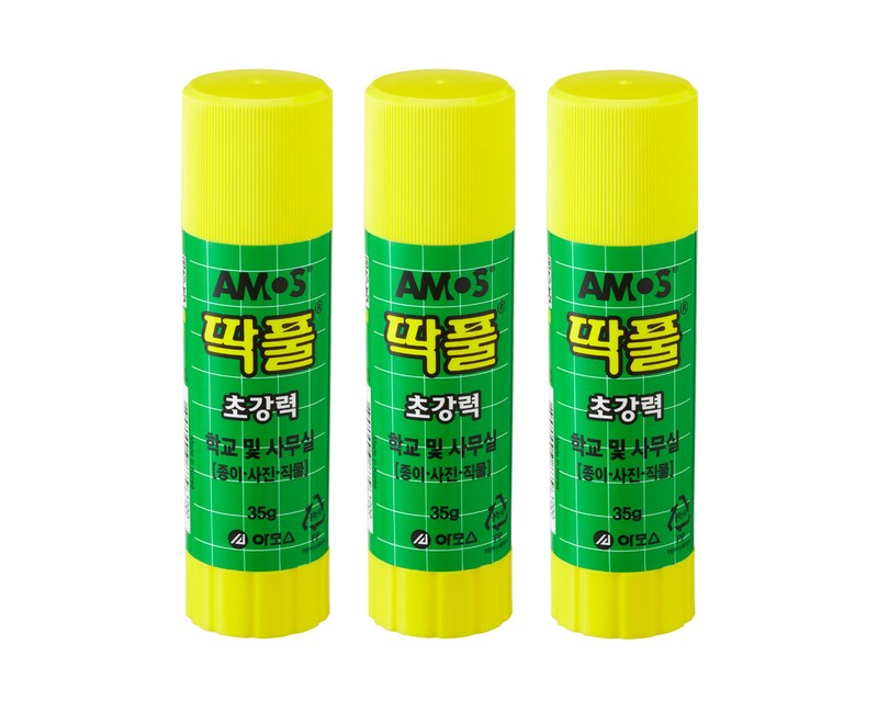 아모스 딱풀, 35g, 3개