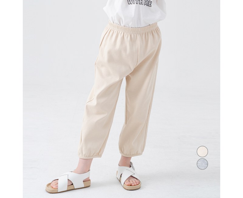 롤리트리 아동용 특양면 배기 조거 바지