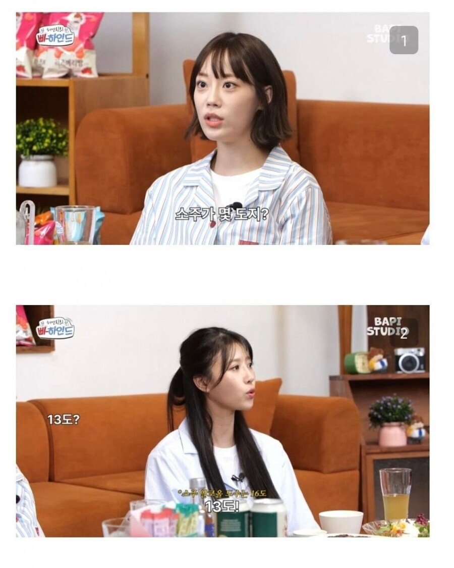 소주에 대해서 충격먹은 연예인