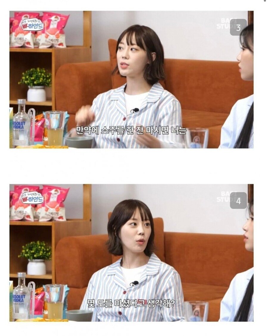 소주에 대해서 충격먹은 연예인