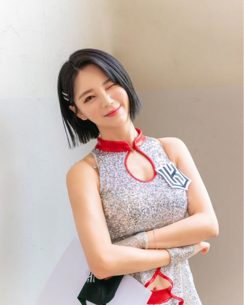 치어리더 정유민