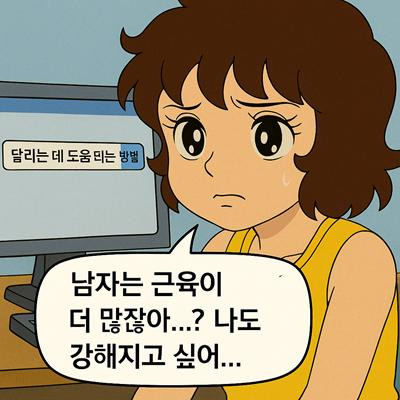 챗피티 PC빔 맞은 '달려라 하니' 4컷 만화
