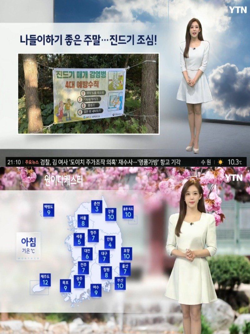 원이다 기상캐스터