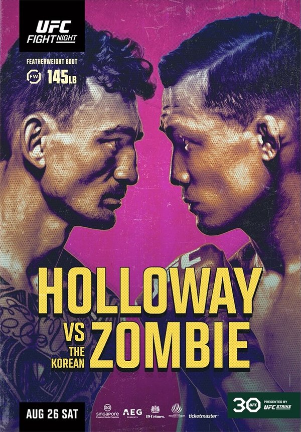 UFC 메인 포스터를 장식했던 한국 격투기 선수들..