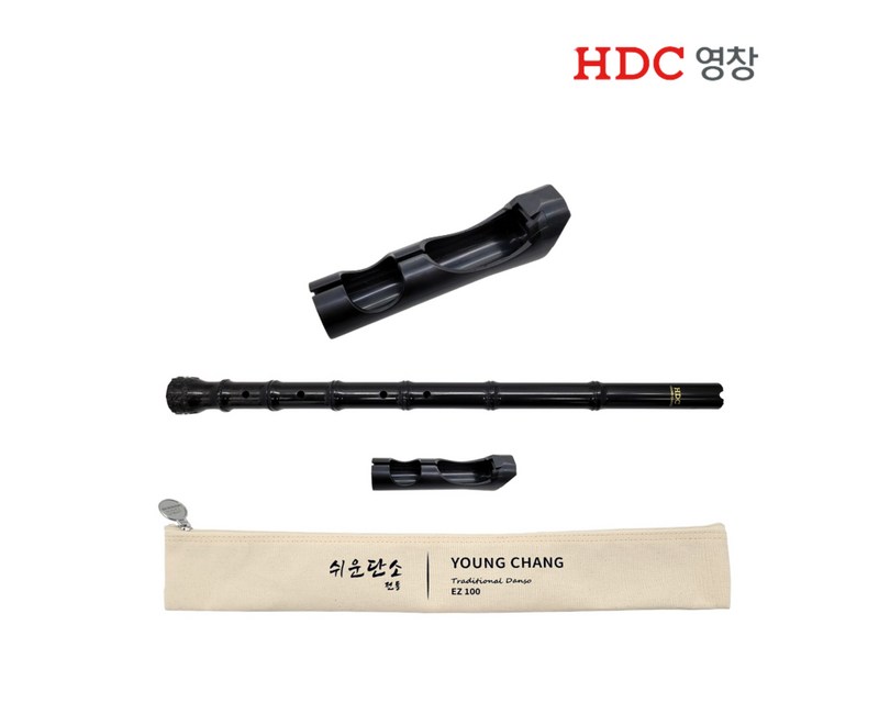 영창 2025년형 이지단소 EZ-100 불기쉬운 보조기구포함 리코더타입단소 초등학생 교육용, 1개