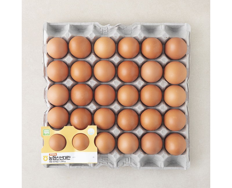 농협 무항생제 인증 신선 대란 1.56kg, 1개, 30구