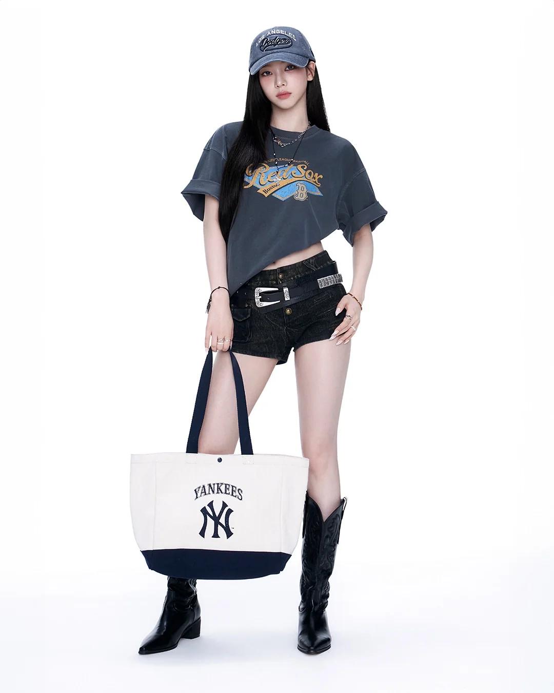 나시 크롭탑 MLB 에스파 카리나