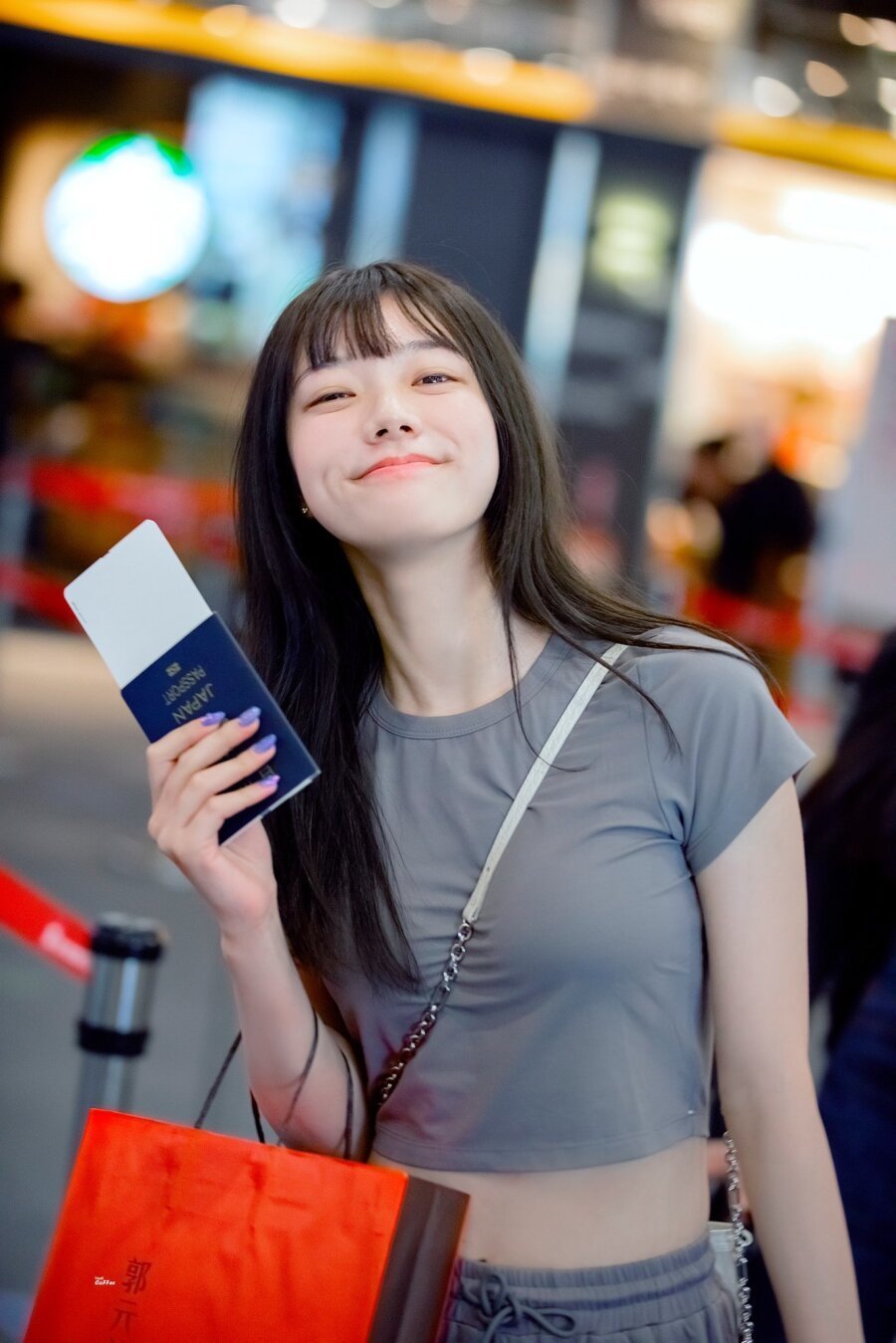 AV배우들 공항 사진