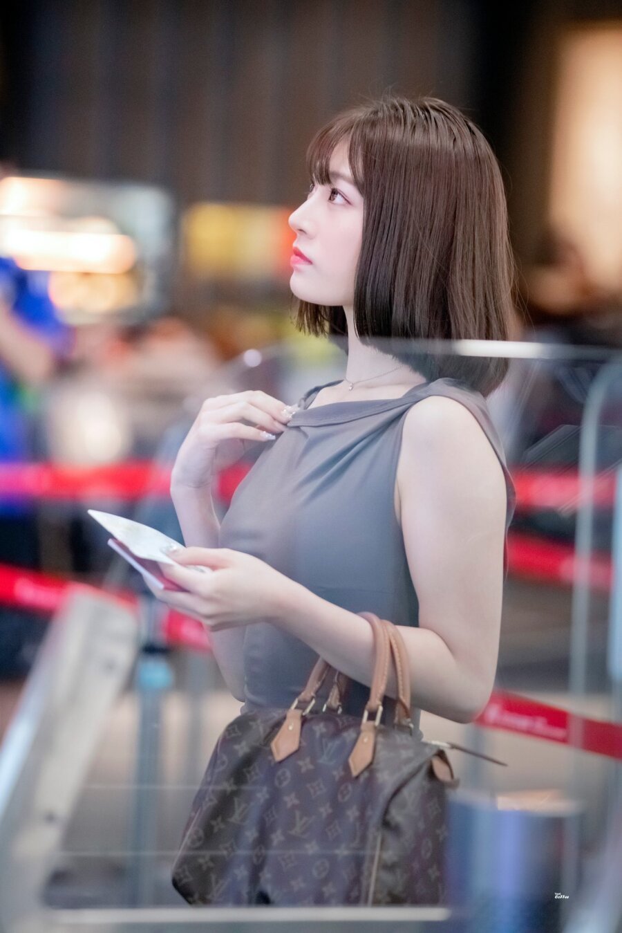 AV배우들 공항 사진