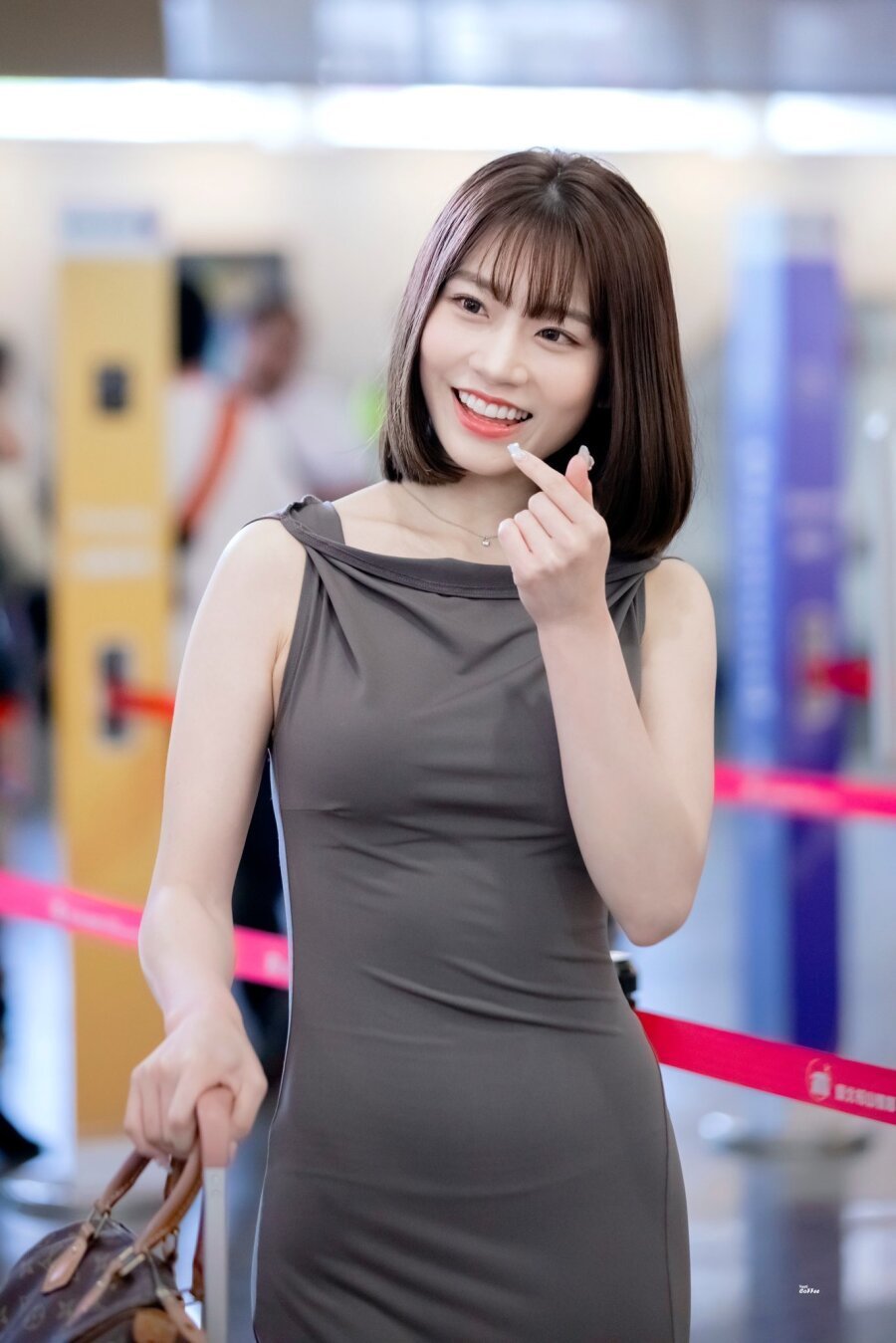 AV배우들 공항 사진
