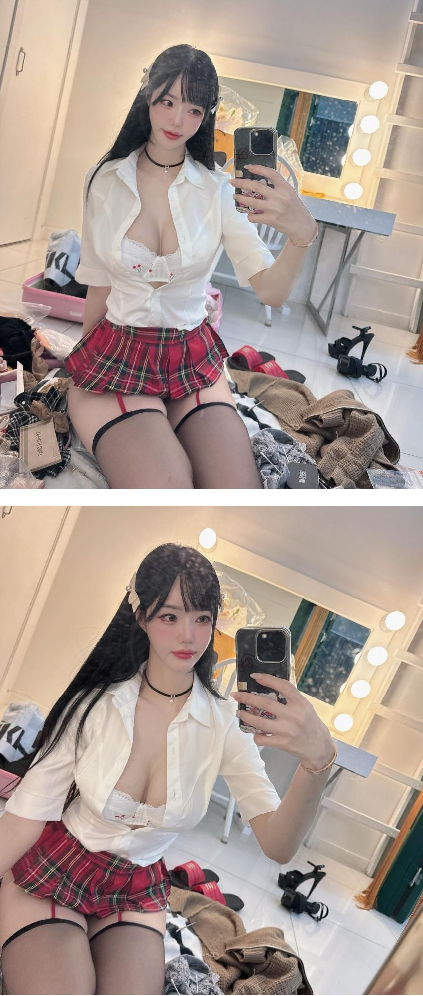 과감하게 미드 오픈한 레이싱 모델