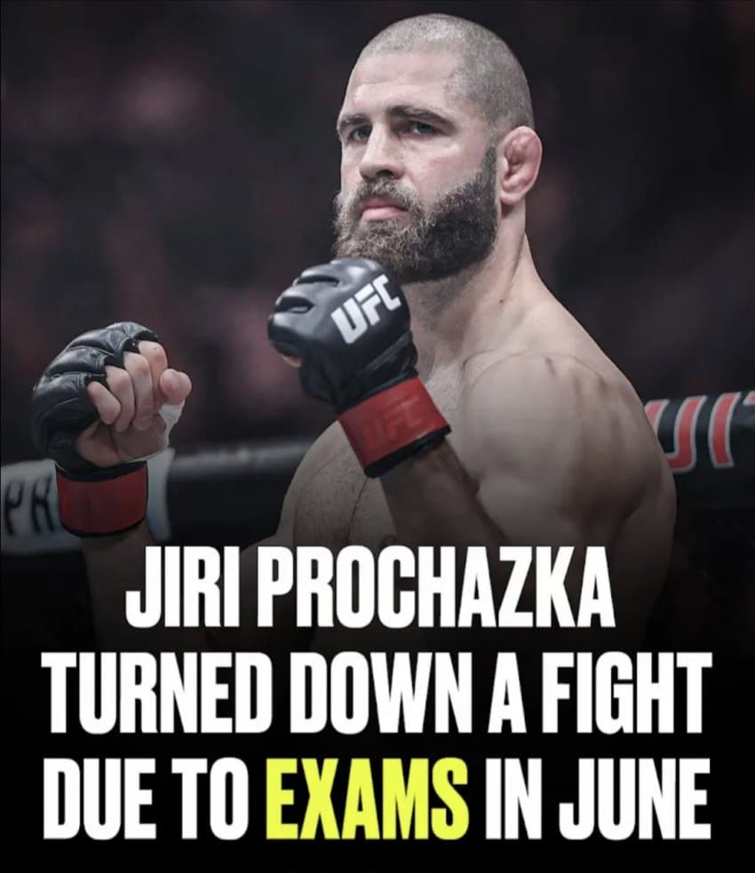 대학 시험 본다고 UFC 타이틀전 거절한 파이터 ㄷㄷ