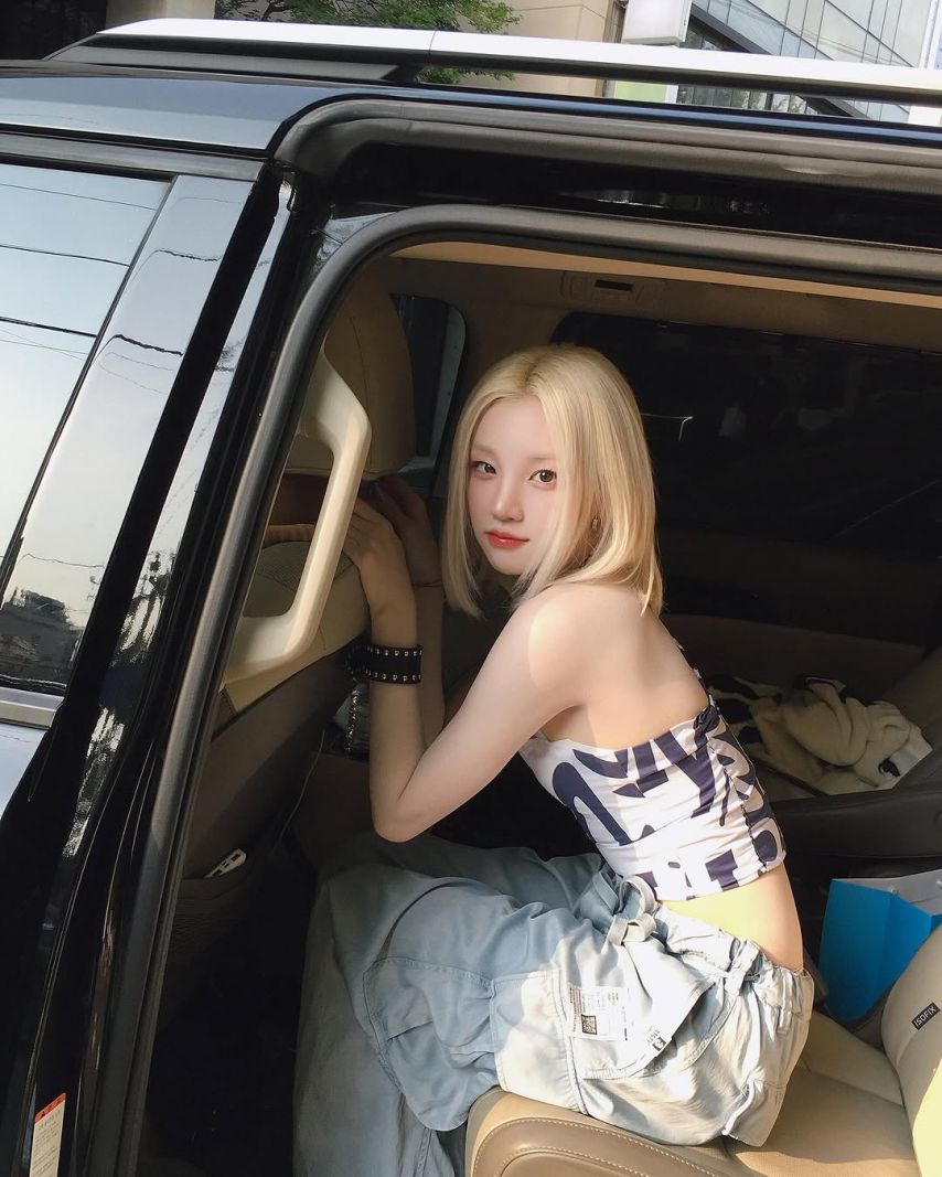 아이들 우기 SNS