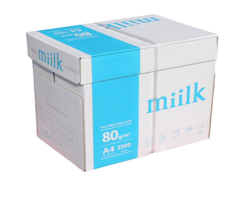 한국제지 밀크 복사용지 80g, A4, 2500매