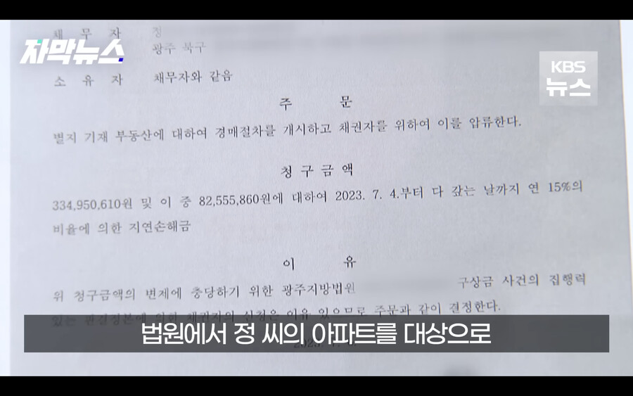 갑자기 은행에서 자기 아파트가 경매에 넘어갔다는 전화를 받은 남성 ㄷㄷ