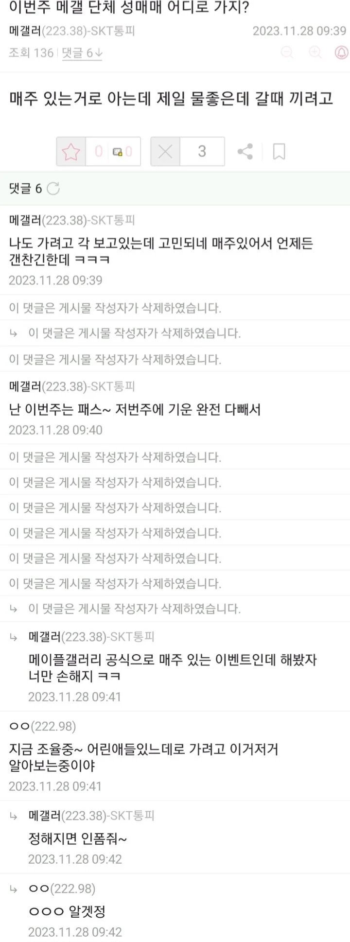 전설로 남은 메이플갤 페미 자작 성매매 사건