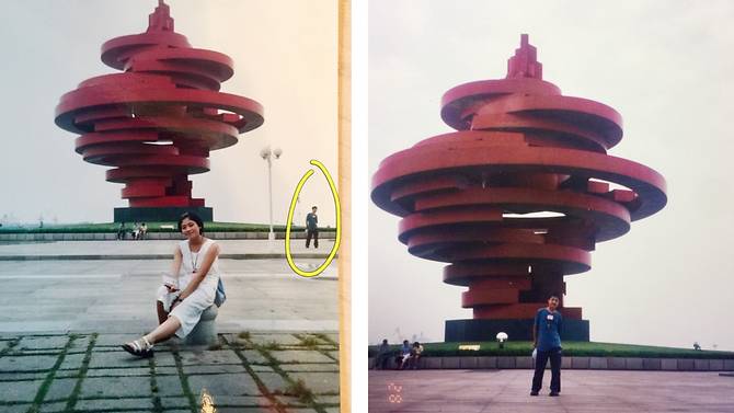 이런게 인연인가 싶은 부부의 사진