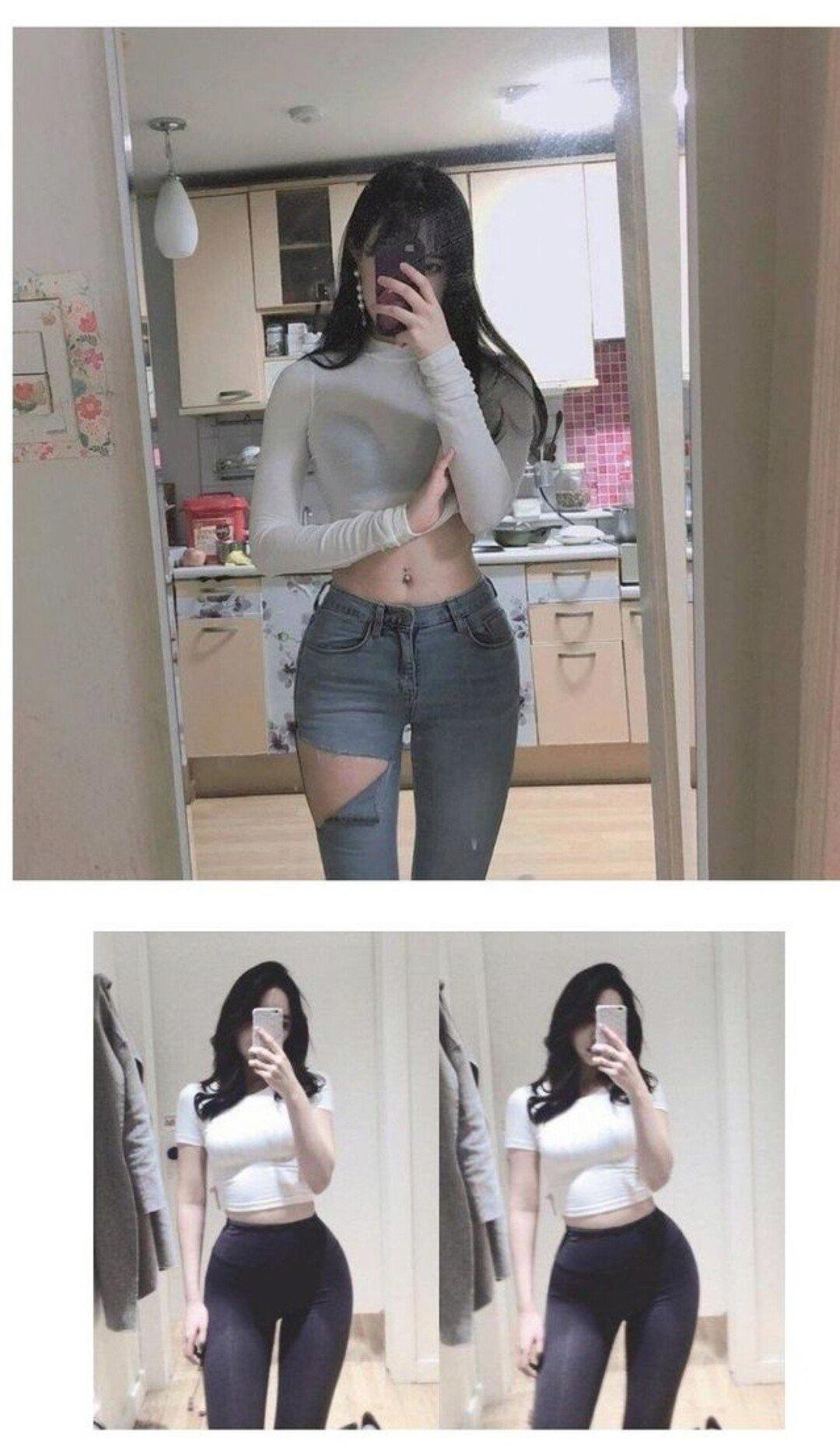 ㅇㅎ)흙수저녀 몸매 인증 셀카