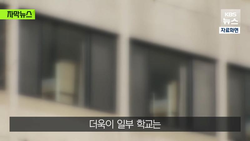 "학생 기숙사에 왜"..살림 차린 교직원들 논란