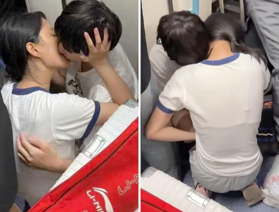 지하철에서 자기들끼리는 뜨거운 사랑, 과연 성진국 TEENS
