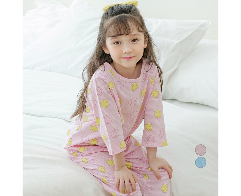 롤리트리 아동용 7부 쟈가드 내의 상하의 세트 DS
