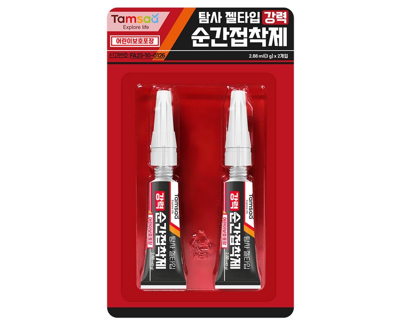 탐사 젤타입 강력 순간접착제 2p, 1개