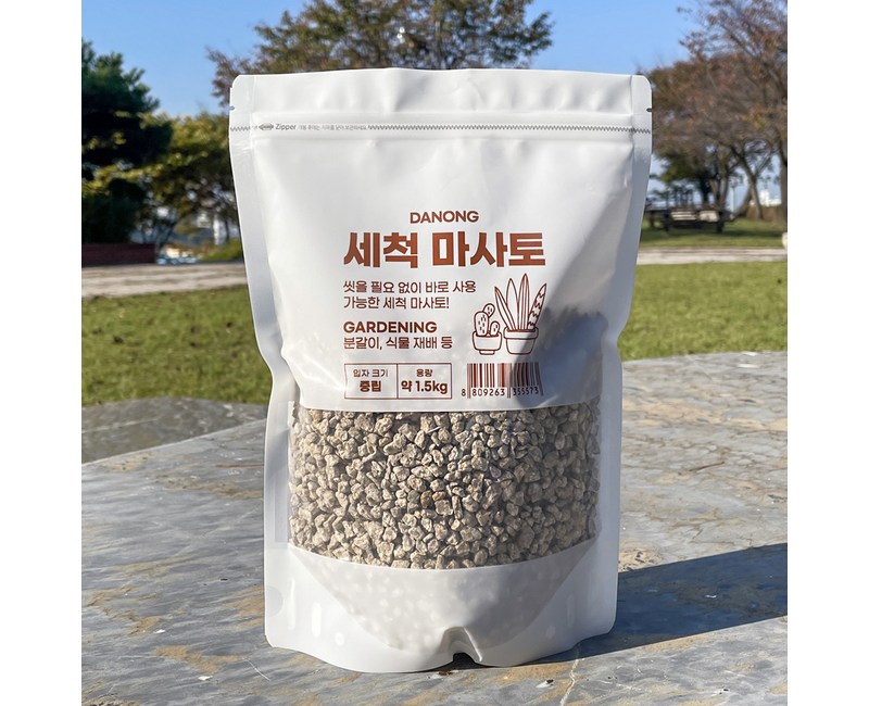 다농 세척 마사토 중립, 1개, 1.5kg
