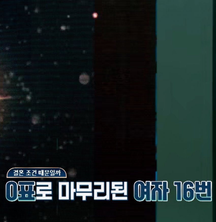 어떤 여자가 연애 프로그램에서 밝힌 결혼 조건