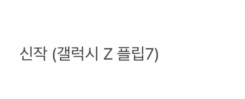 현재 갤럭시 플립 유저들이 경악 중이라는 신작 미감