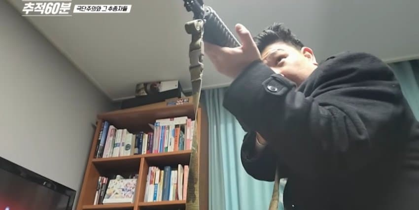 미군,CIA소속이라는 한 남자. 한국의 캡틴아메리카