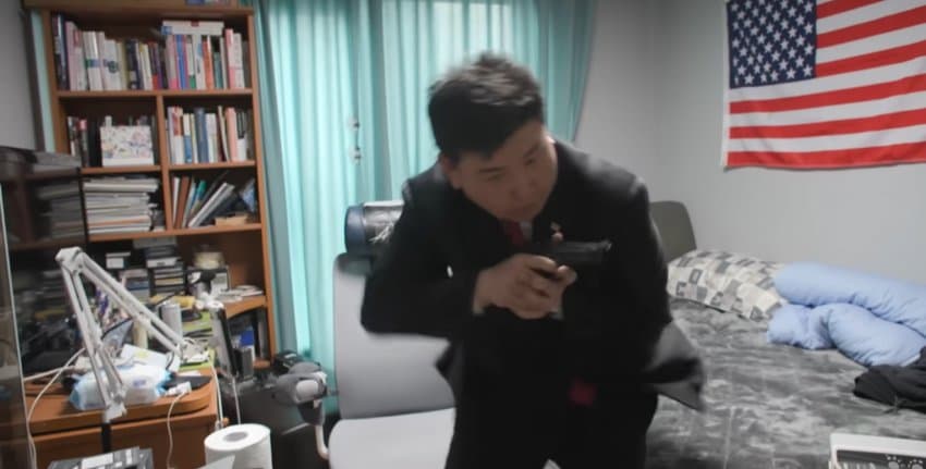 미군,CIA소속이라는 한 남자. 한국의 캡틴아메리카
