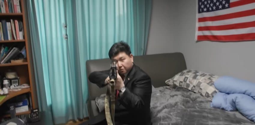 미군,CIA소속이라는 한 남자. 한국의 캡틴아메리카