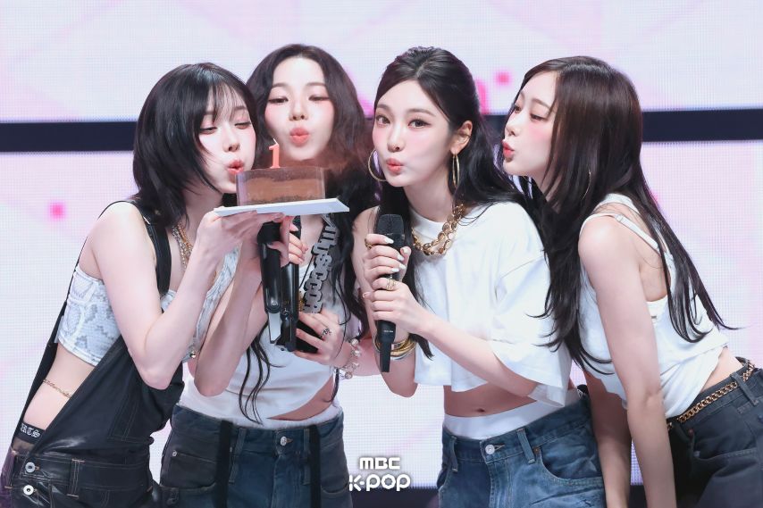 에스파 음악중심 1위 현장포토