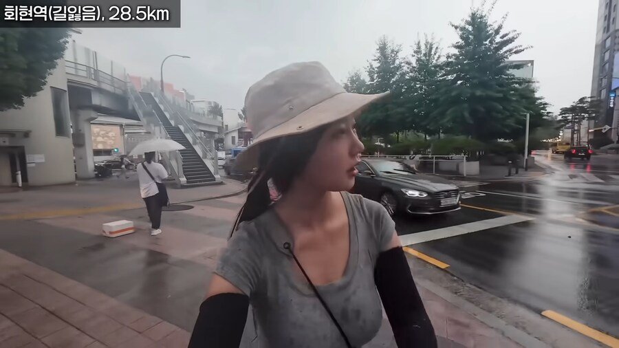 한여름 땡볕에 걸어서 2호선 완주한 유튜버