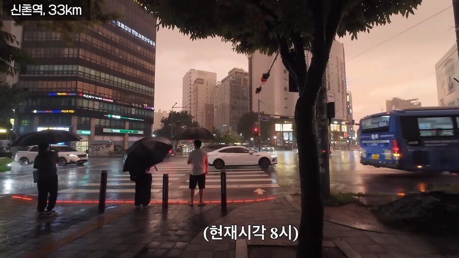 한여름 땡볕에 걸어서 2호선 완주한 유튜버