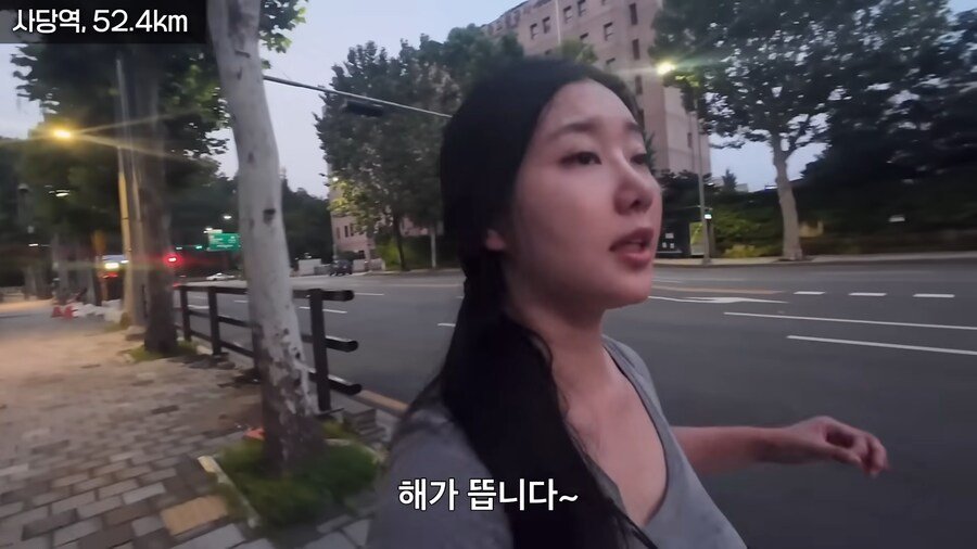 한여름 땡볕에 걸어서 2호선 완주한 유튜버