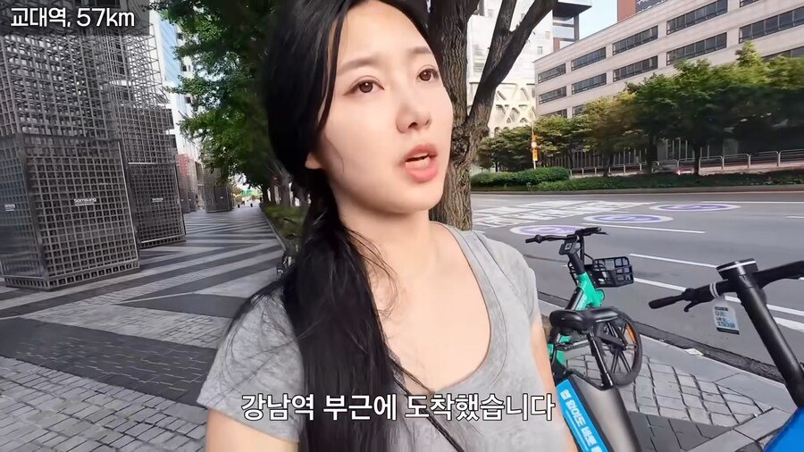 한여름 땡볕에 걸어서 2호선 완주한 유튜버