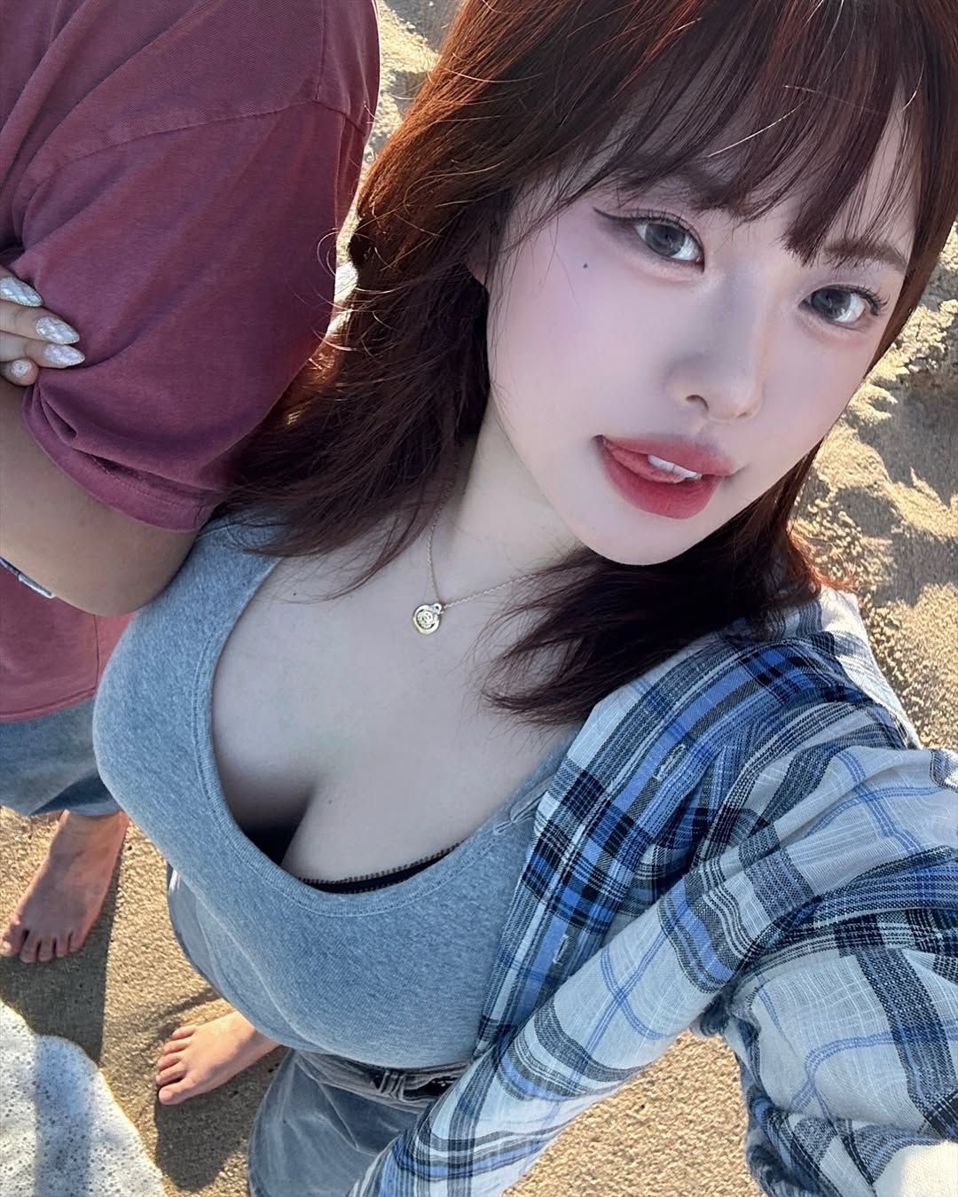 ㅇㅎ?) 한여름 호불호 갈리는 여친 룩