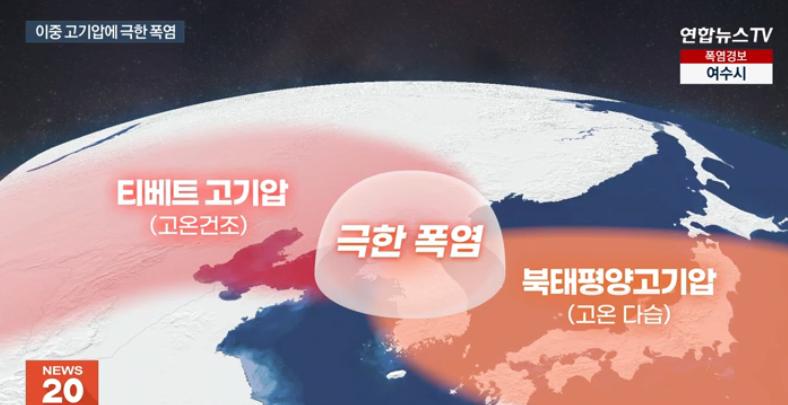 한반도 폭염인 이유