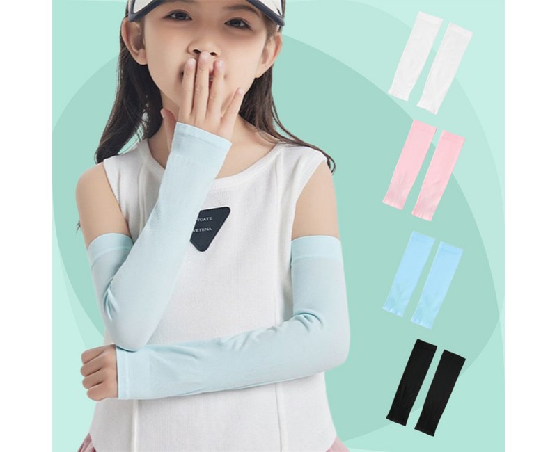 [1+1+1+1] 아동 쿨토시 4종세트 손등커버 남아 여아 여름 자외선차단 유아 어린이 냉감 팔토시